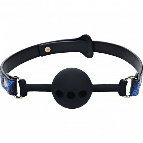 OUCH! FLORENCE COLLECTION SILICONE BALL - BLUE - SHTOU1003BLU