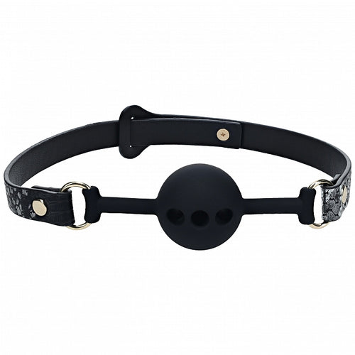OUCH! FLORENCE COLLECTION SILICONE BALL - BLACK - SHTOU1003BLK