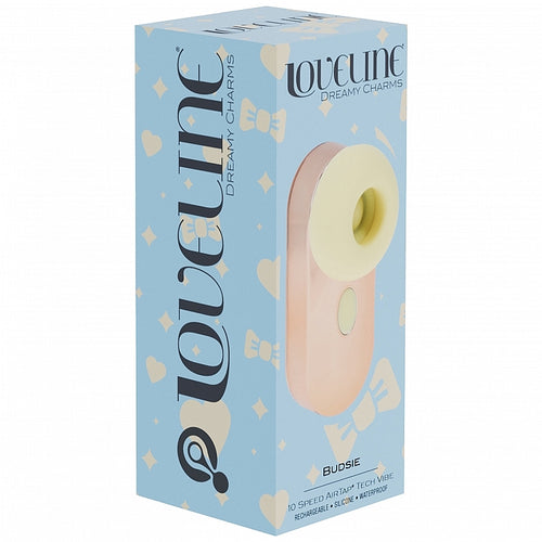 LOVELINE BUDSIE AIRTAP VIBE RECHARGEABLE YELLOW - SHTLOVU074YEL