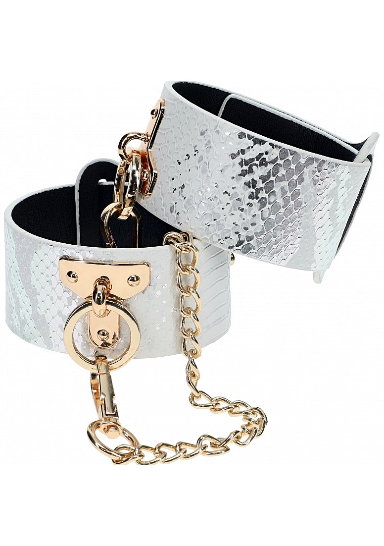 OUCH FLORENCE COLLECTION LEG CUFFS - SHTOU1000WHT