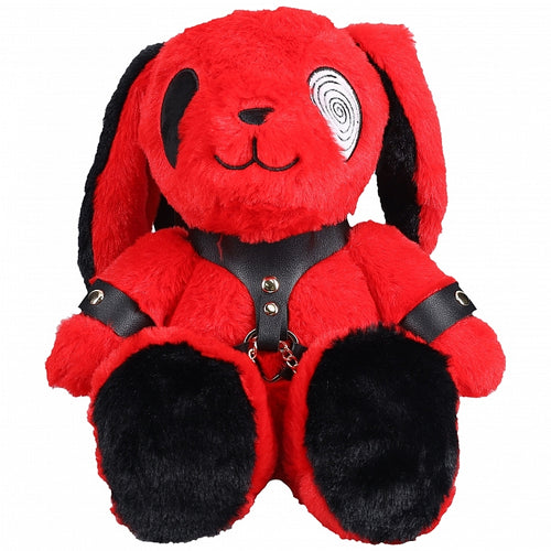 BUNNY BACKPACK CIRCLE EYE LARGE RED - SHTSLI279RED