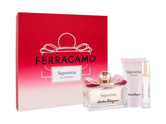 SIGNORINA 3PC SET, WOMEN'S GIFT SET, EDP-Pinkfoxxx