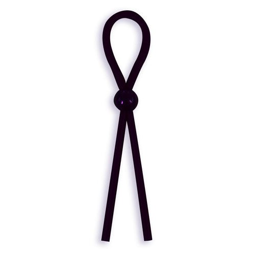 SILICONE COCK TIES BLACK