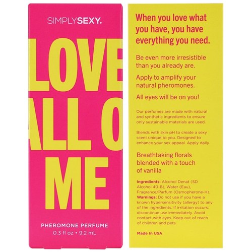 Simply Sexy Pheromone Perfume-Love All Of Me 0.3oz