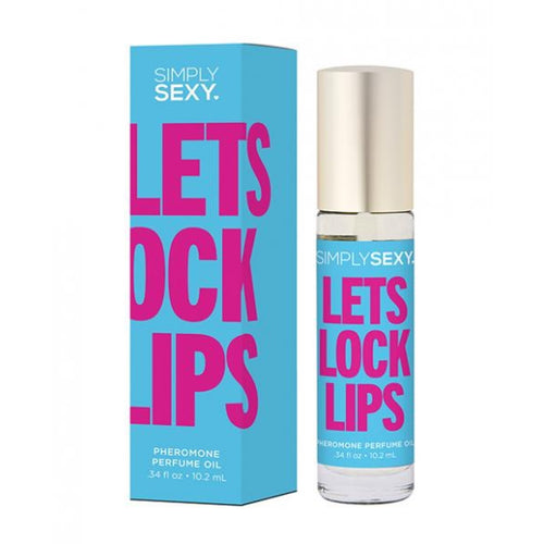SIMPLY SEXY PHEROMONE PERFUME OIL LETS LOCK LIPS 10.2 ML