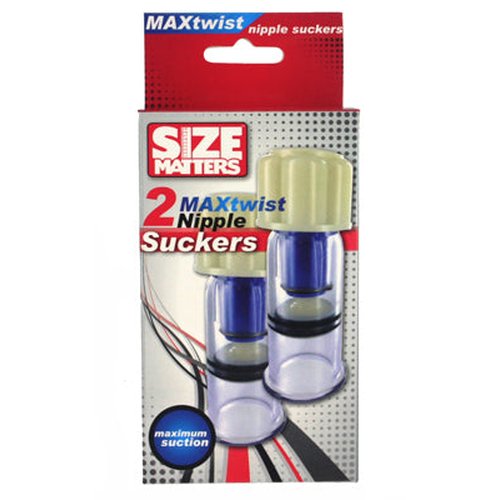 SIZE MATTERS 2 MAX TWIST NIPPLE SUCKERS - XRAC191