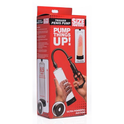 SIZE MATTERS PULL HANDLE PENIS PUMP - XRAG224