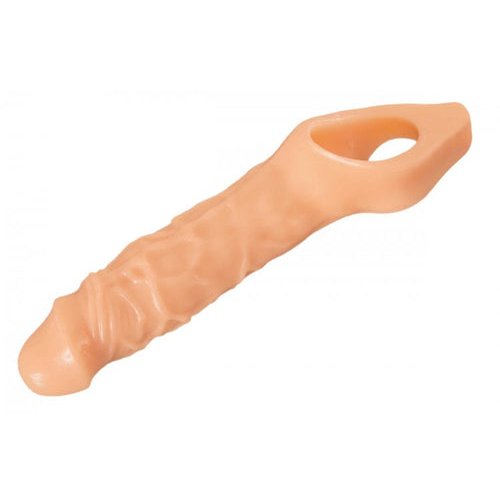 SIZE MATTERS REALLY AMPLE PENIS ENHANCER SHEATH FLESH - XRAD425