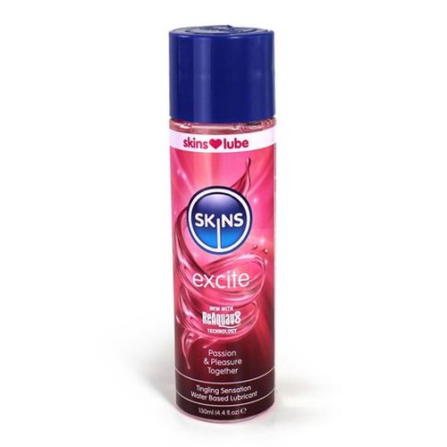 SKINS EXCITE TINGLING WATER BASED LUBRICANT 4.4 OZ - CRESKLUBEX4