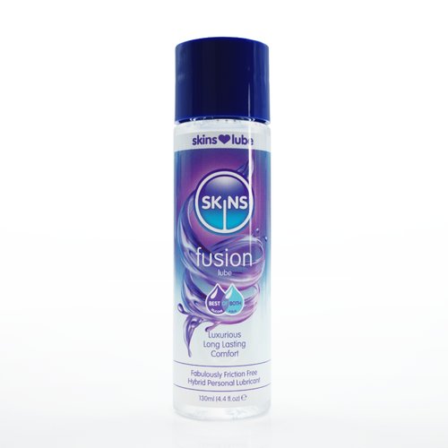 Skins Fusion Hybrid Silicone and Water Based Lubricant 4.4 fl oz (130ml) - SKLUBFU4