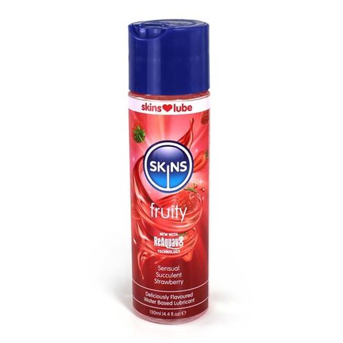 SKINS STRAWBERRY WATER BASED LUBRICANT 4.4 OZ - CRESKLUBSTR4