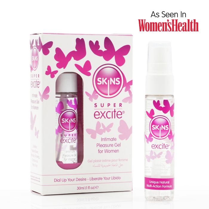 Skins Super Excite Clitoral Stimulation Gel 1 Fl oz (30ml) - SKSEXCSG-01