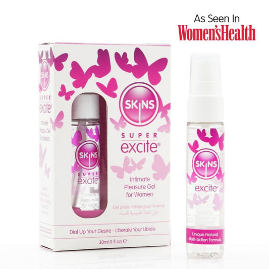 Skins Super Excite Clitoral Stimulation Gel 1 Fl oz (30ml) - SKSEXCSG-01