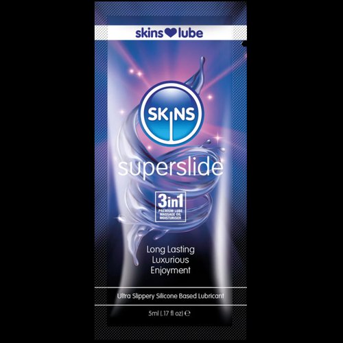 Skins Super Slide Silicone Lubricant - 5ml Foil - SKLUBSS5ML