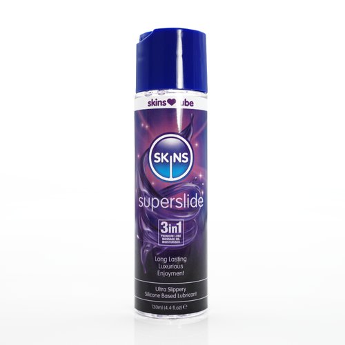 Skins Superslide Silicone Based Lubricant 4.4 fl oz (130ml) - SKLUBSS4