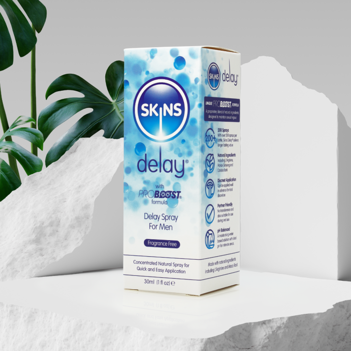Skins Natural Delay Spray 30ml (fragrance free) - SKNDSPR30FF