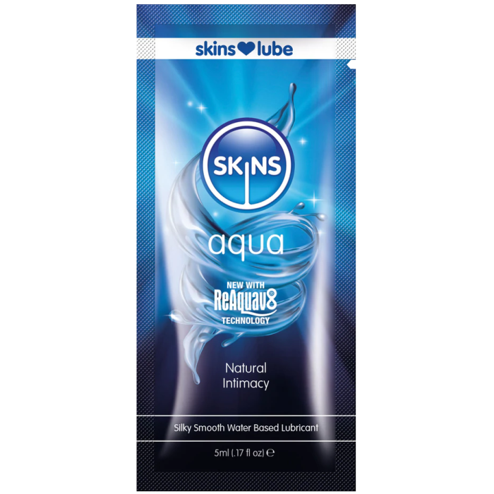 Skins Aqua Water Based Lubricant - 5ml Foil - SKLUBAQ5ML