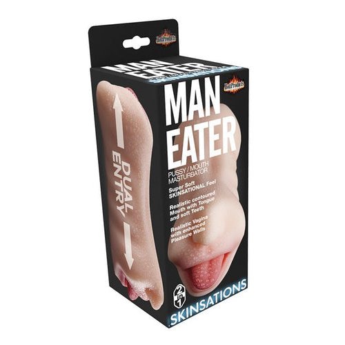 SKINSATIONS MAN EATER PUSSY MOUTH MASTURBATOR
