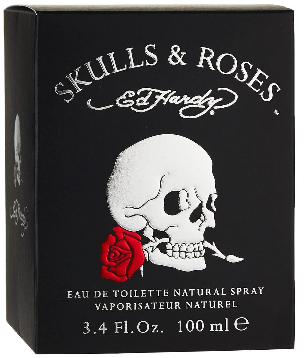 SKULLS & ROSES 3.4OZ, MEN'S PERFUME, EDT