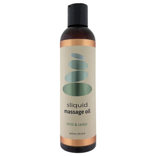 Sliquid Balance Massage Oil-Cedar Mint 8.5oz