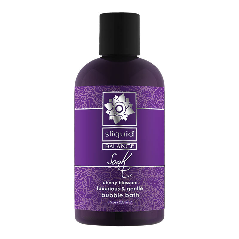 SLIQUID SOAK BUBBLE BATH CHERRY BLOSSOM 8.5 OZ - SL056