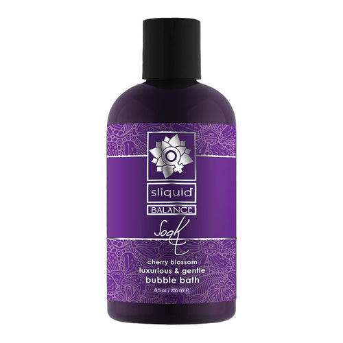 SLIQUID SOAK BUBBLE BATH CHERRY BLOSSOM 8.5 OZ - SL056