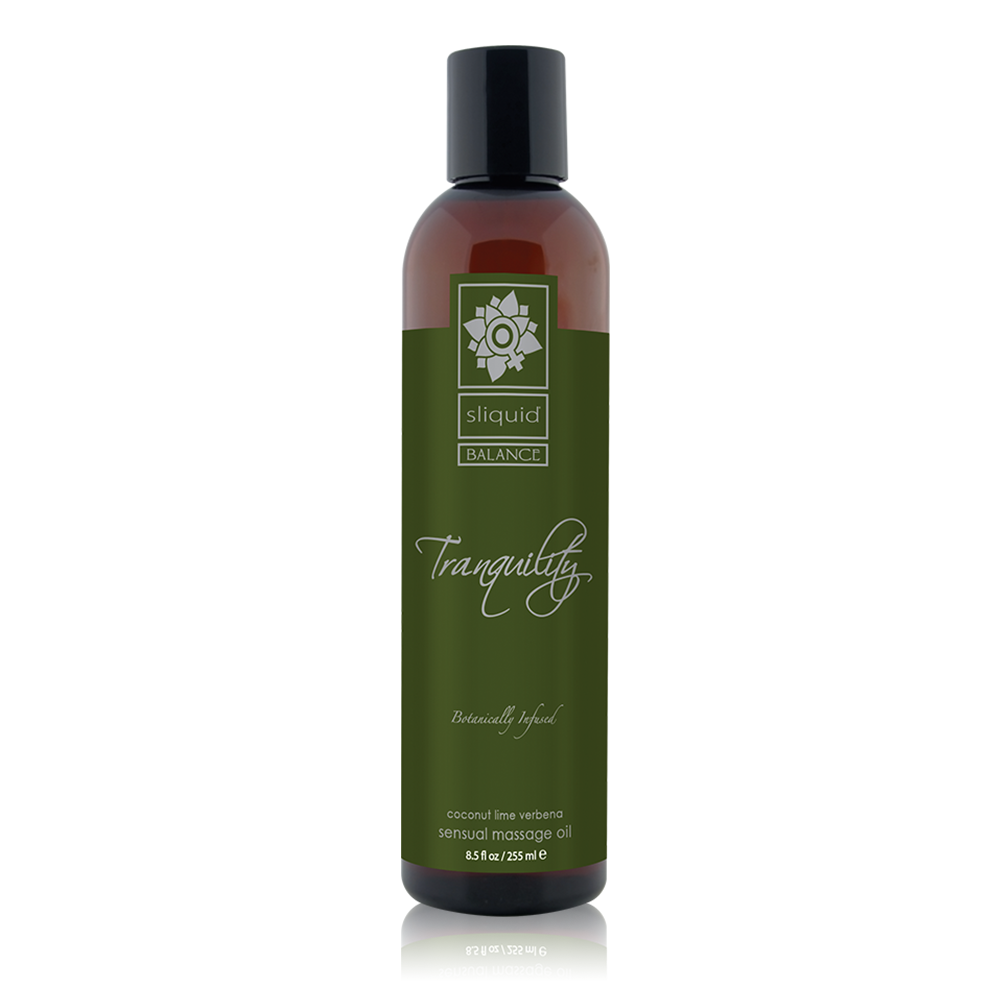 TRANQUILITY BALANCE MASSAGE OIL CEDAR MINT 8.5 OZ - SL078