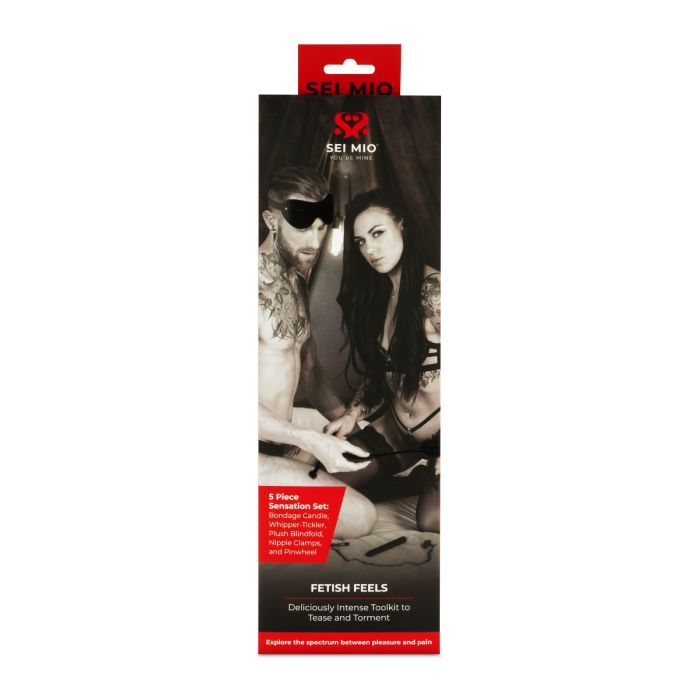SEI MIO FETISH FEELS SENSUOUS 5 PIECE SENSATION KINKY KIT KIT - CRESM047