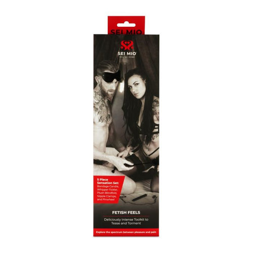 SEI MIO FETISH FEELS SENSUOUS 5 PIECE SENSATION KINKY KIT KIT - CRESM047