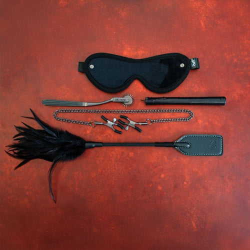 SEI MIO FETISH FEELS SENSUOUS 5 PIECE SENSATION KINKY KIT KIT - CRESM047