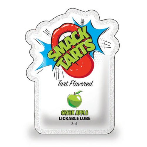 SMACK TARTS POUCH SOUR GREEN APPLE LICKABLE LUBE FILLED POUCH