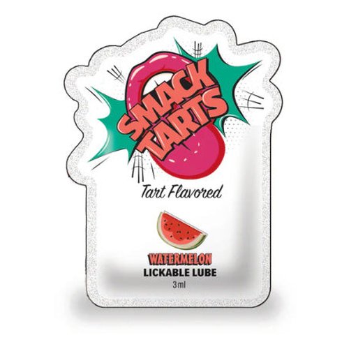 SMACK TARTS POUCH SOUR WATER MELON LICKABLE LUBE FILLED POUCH