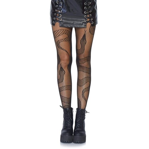 Snake Net Tights - 8143      00122