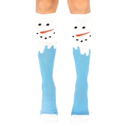 Snow Man Knee-High Socks - 5612      10122
