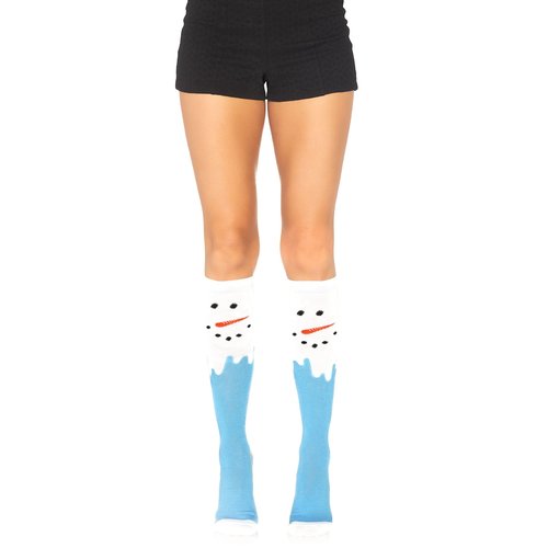 Snow Man Knee-High Socks - 5612      10122