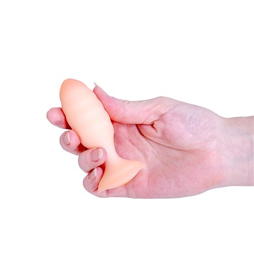 SOFTIES DUAL LAYER BUTT PLUG 4 BUTT PLUG 4 ORANGE - BMS38729