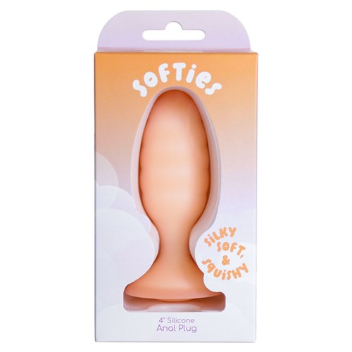 Softies Dual Layer Anal Plug-Orange