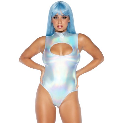 Spandex Keyhole Bodysuit - 3778      00101