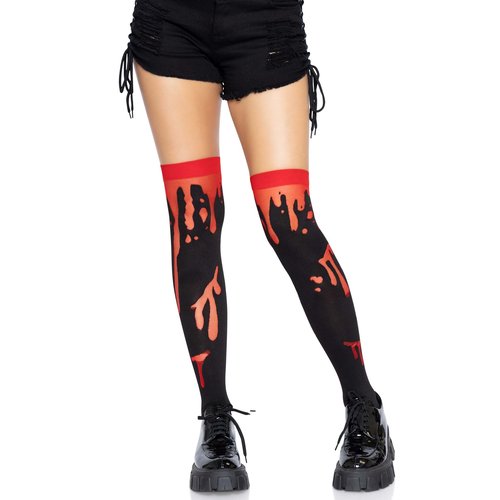 Splatter Thigh Highs - 6639      00322