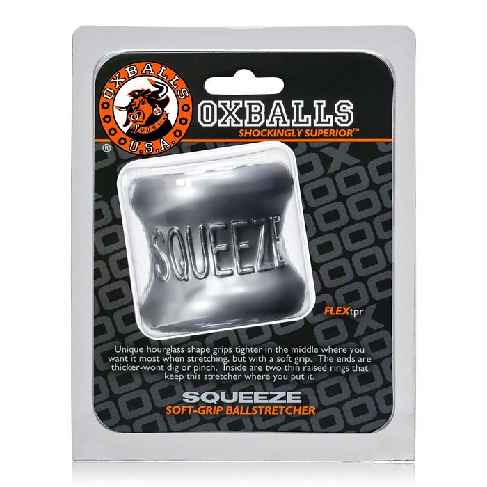 SQUEEZE BALL STRETCHER OXBALLS STEEL (NET) - OX3011STL