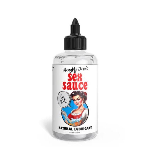 SS NAUGHTY JANES SEX SAUCE NATURAL LUBE 8 OZ - XRAH3968OZ