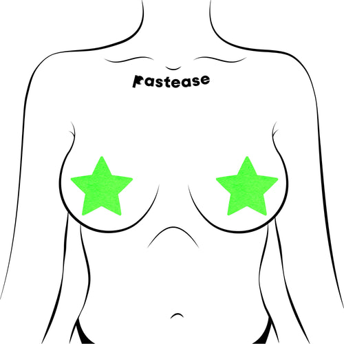 PASTEASE GLOW IN THE DARK STARS PASTIES - PASSTRGLW