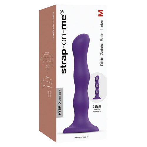 Strap On Me Geisha Dildo with Balls-Pu...