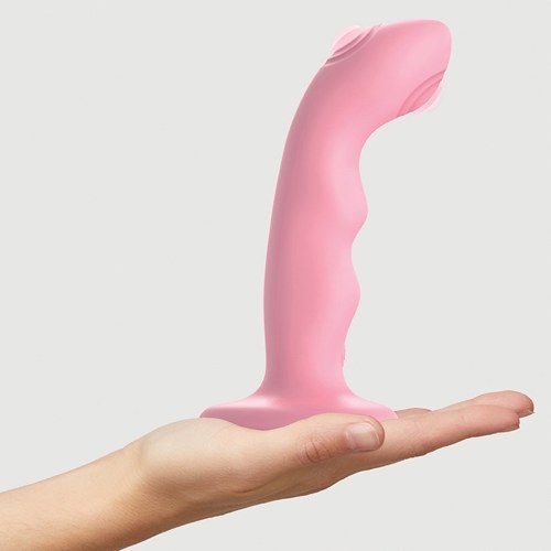 Strap On Me Tapping Dildo Wave-Coral Pink