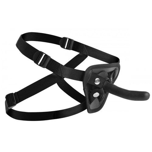 STRAP U PEGGED PEGGING DILDO W/ HARNESS - XRAF186