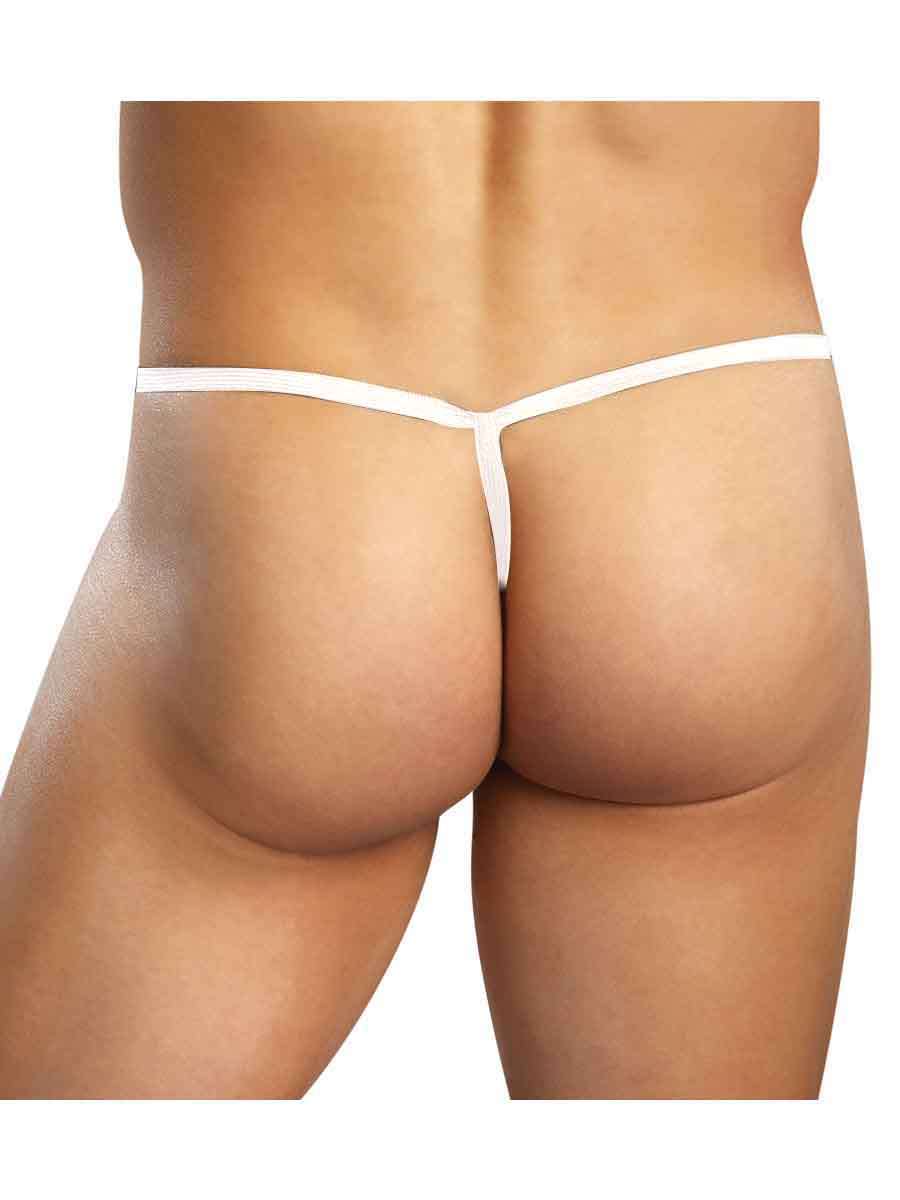 POSING STRAP STRETCH LACE WHITE O/S - MP450162WH1S