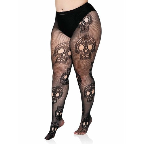 Sugar Skull Net Tights - 9982      00122