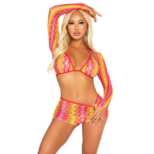 Summer Vibe Bra and Boyshorts Set - 89352     10122