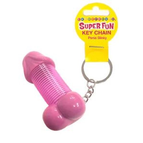 SUPER FUN KEY CHAIN PENIS SLINKY