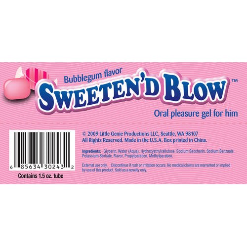 SWEETEN'D BLOW BUBBLE GUM